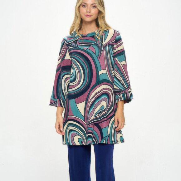 Split Neckline Tunic - Picture 4 of 6